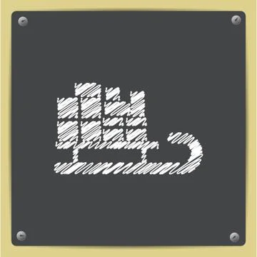 Vector christmas icon Stock Illustration