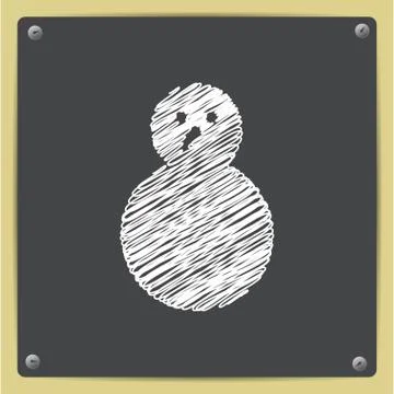 Vector christmas icon Stock Illustration