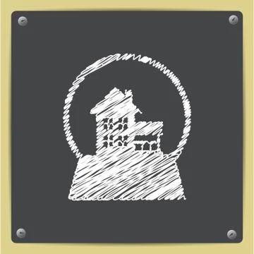 Vector christmas icon Stock Illustration