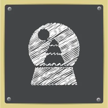 Vector christmas icon Stock Illustration