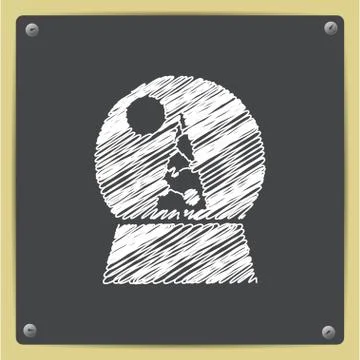 Vector christmas icon Stock Illustration