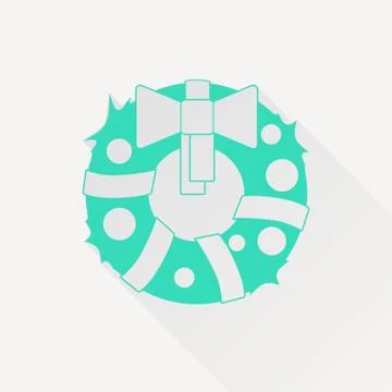 Vector christmas icon Stock Illustration
