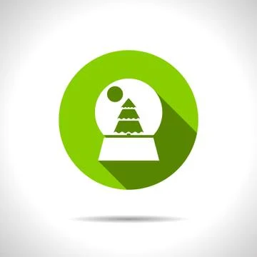 Vector christmas icon Stock Illustration