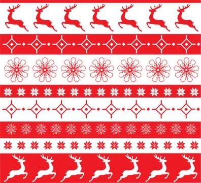 Vector Christmas Ornaments Illustrazione stock