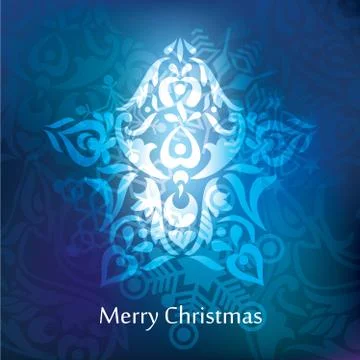 Vector christmas postcard design Stock Illustration