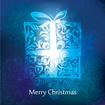 Vector christmas postcard design Stock Illustration