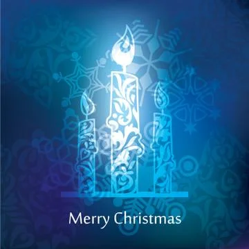 Vector christmas postcard design Stock Illustration