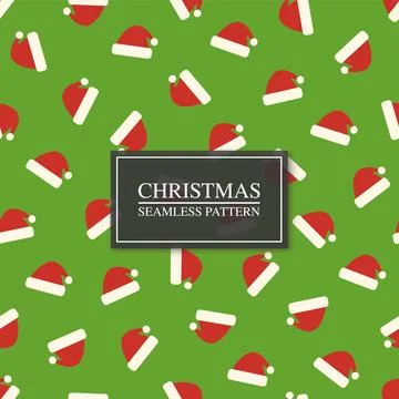 Vector christmas seamless pattern - color festive design. New year repeatable Stock Illustration