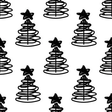 Vector christmas seamless pattern Stock Illustration
