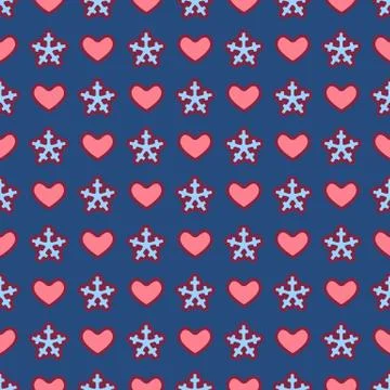 Vector christmas seamless pattern Stock-Illustration