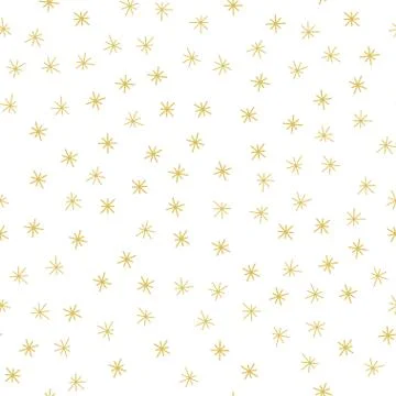 Vector Christmas seamless pattern with snowflakes Stock Illustration