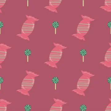 Vector christmas seamless patterns for xmas cards and gift wrapping paper Stock Illustration