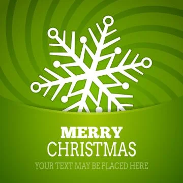 Vector christmas snowflake background poster - new year card Stock-Illustration