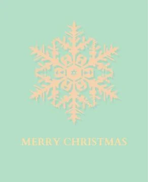 Vector Christmas snowflake Stock Illustration