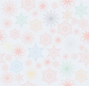 Vector Christmas snowflake Stock Illustration