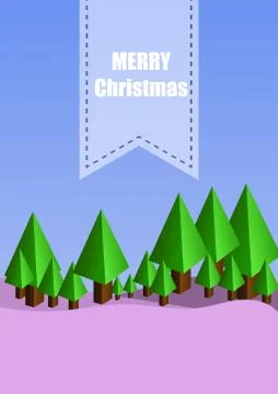 Vector : Christmas tree christmas background Stock Illustration