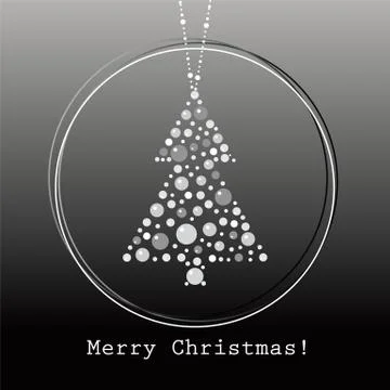 Vector christmas tree Stock Illustration