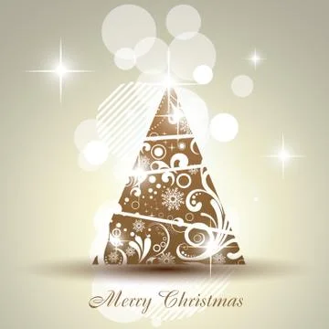 Vector christmas tree Stock Illustration