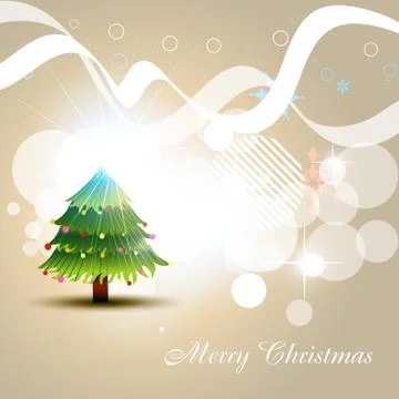 Vector christmas tree Stock Illustration