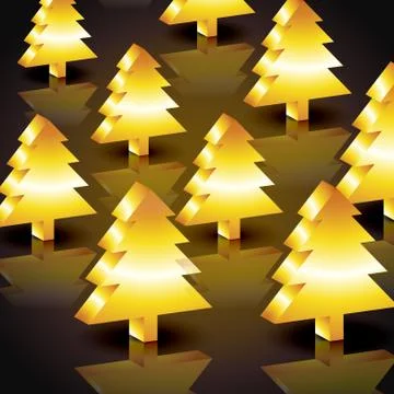 Vector christmas tree Stock Illustration