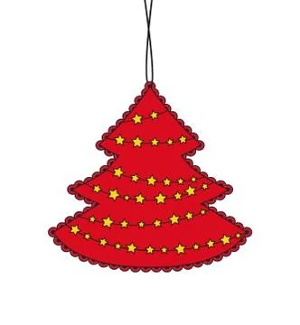 Vector Christmas tree Stock Illustration