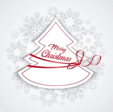 Vector Christmas tree Stock Illustration