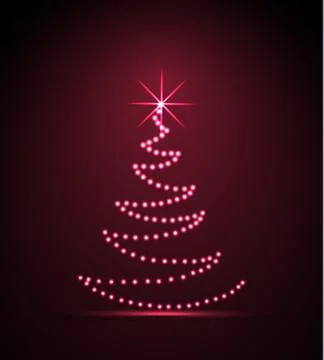 Vector Christmas Tree Stock Illustration