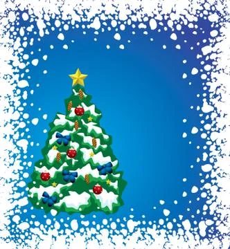 Vector christmas tree Stock Illustration