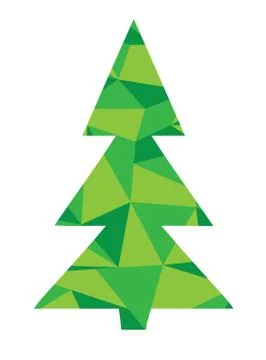 Vector Christmas Tree Illustrazione stock