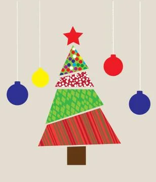 Vector Christmas Tree Stock Illustration
