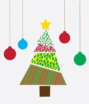Vector Christmas Tree Stock Illustration