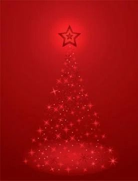 Vector christmas tree Stock Illustration