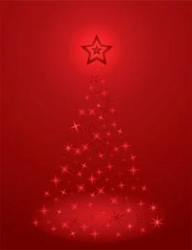 Vector christmas tree Stock Illustration