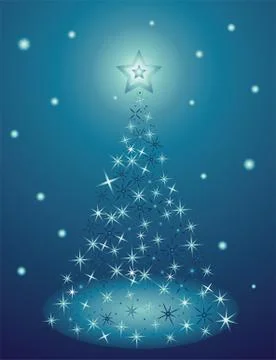 Vector christmas tree Stock Illustration