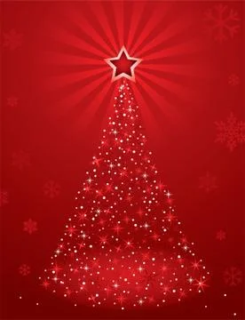 Vector christmas tree Stock Illustration