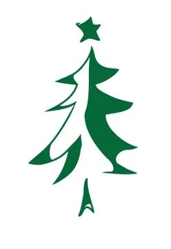 Vector Christmas Tree Stock-Illustration