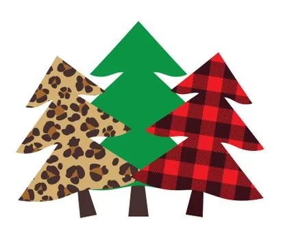 Vector Christmas Tree Illustrazione stock