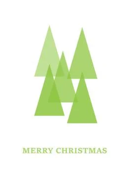Vector Christmas Trees Stock Illustration