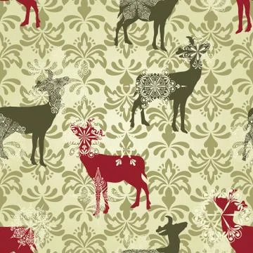 Vector christmas  wallpaper Illustrazione stock