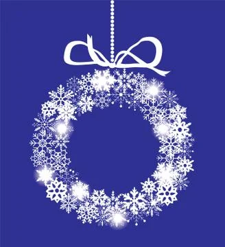 Vector Christmas Wreath イラスト素材