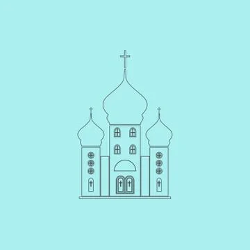 Vector church icon Stock Illustration