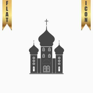 Vector church icon Stock Illustration