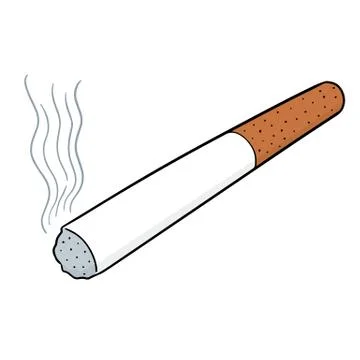 Vector of cigarette Stock Illustration