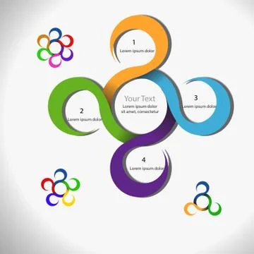 Vector : Circle and space for text and topic Stock Illustration