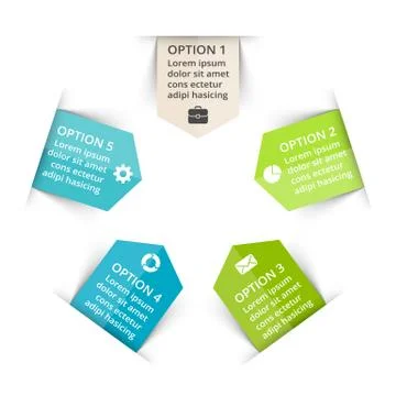 Vector circle arrows infographic, cycle diagram, graph, presentation chart Stock Illustration