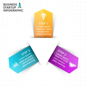Vector circle arrows infographic, diagram, graph, presentation, chart. Business 스톡 일러스트