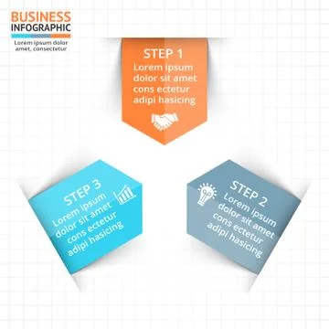 Vector circle arrows infographic, diagram, graph, presentation, chart. Business Illustrazione stock
