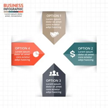 Vector circle arrows infographic, diagram, graph, presentation, chart. Business 스톡 일러스트