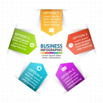 Vector circle arrows infographic, diagram, graph, presentation, chart. Business Illustrazione stock
