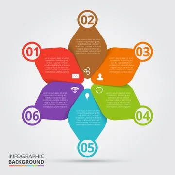 Vector circle element for infographic. Stock Illustration
